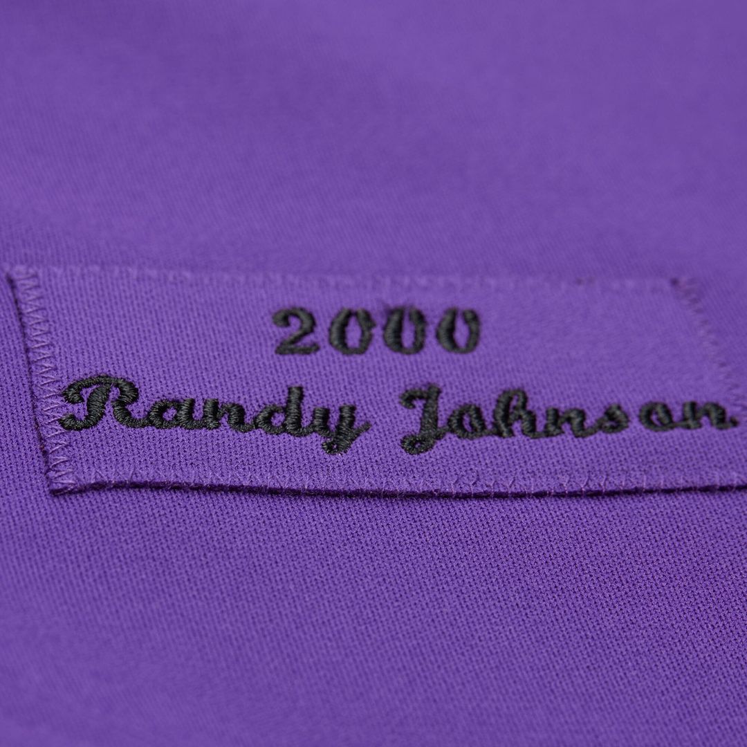 Men's Arizona Diamondbacks Randy Johnson Mitchell & Ness Purple 2000 Throwback Authentic Jersey
