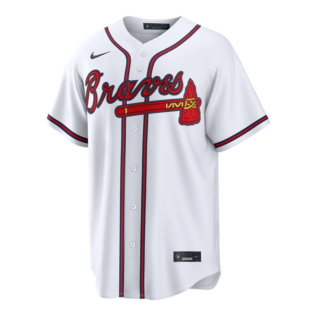 Men's Atlanta Braves Mauricio Dubón Nike White Home Replica Jersey