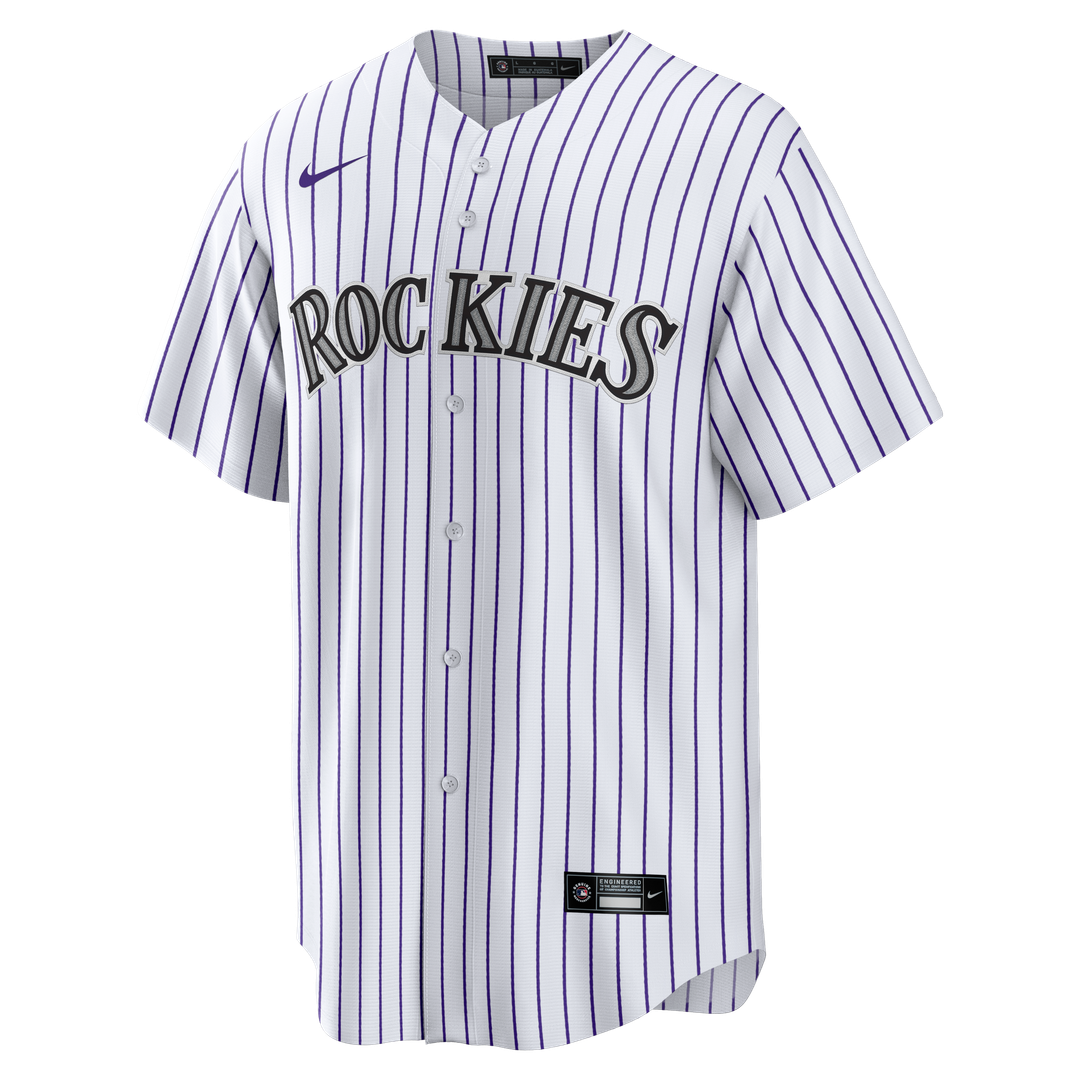 Men's Colorado Rockies Todd Helton Nike White Home Retired Player Replica Jersey
