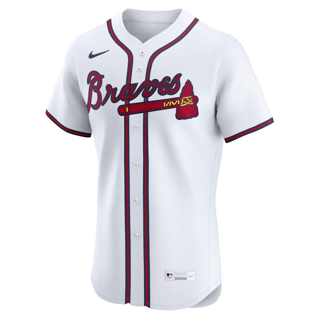 Men's Atlanta Braves Matt Olson Nike White Home Elite Player Jersey