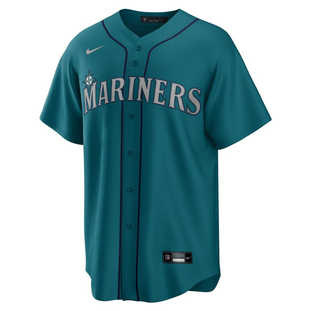 Men's Seattle Mariners Julio Rodríguez Nike Teal Official Replica Player Jersey