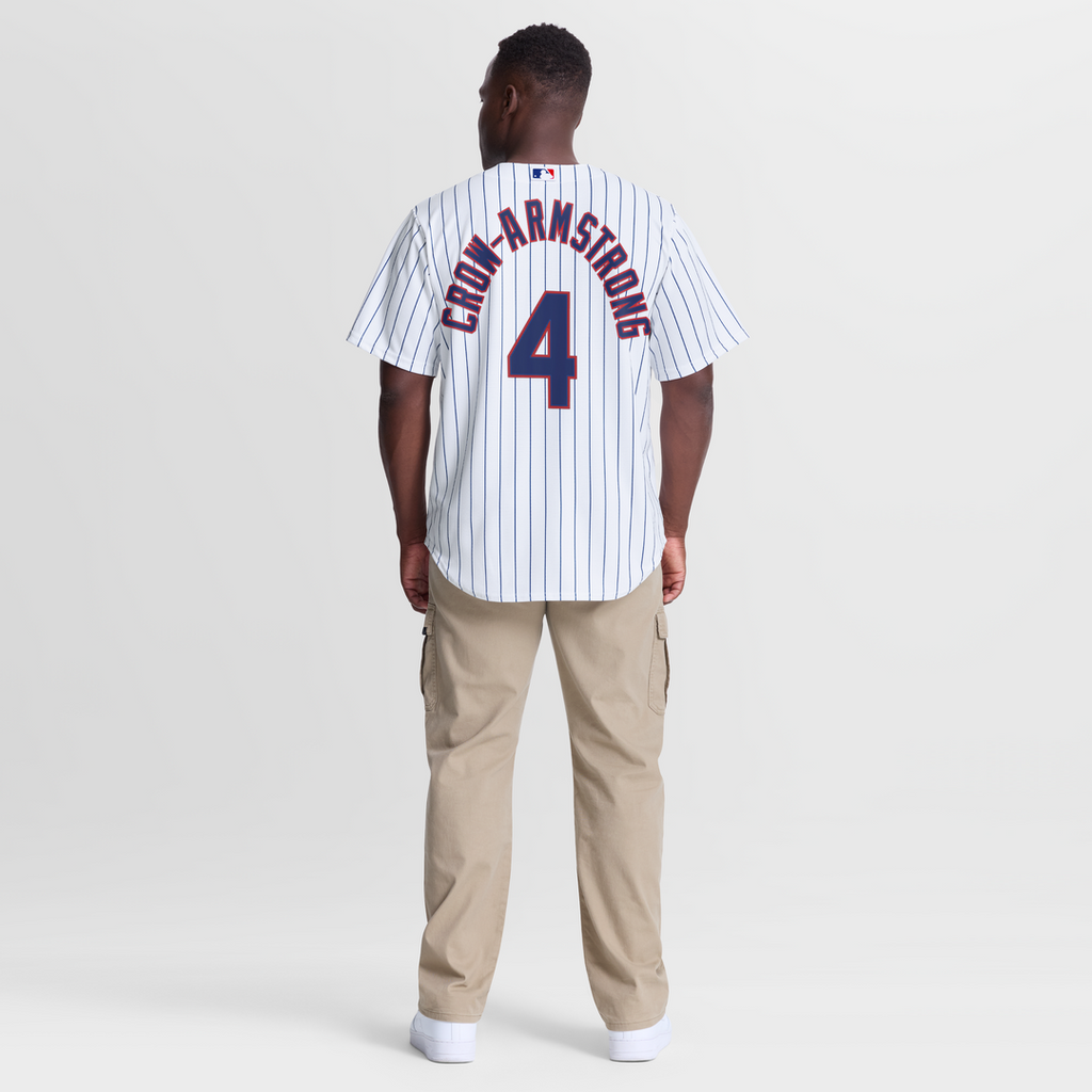 Men's Chicago Cubs Pete Crow-Armstrong Nike White Home Replica Jersey