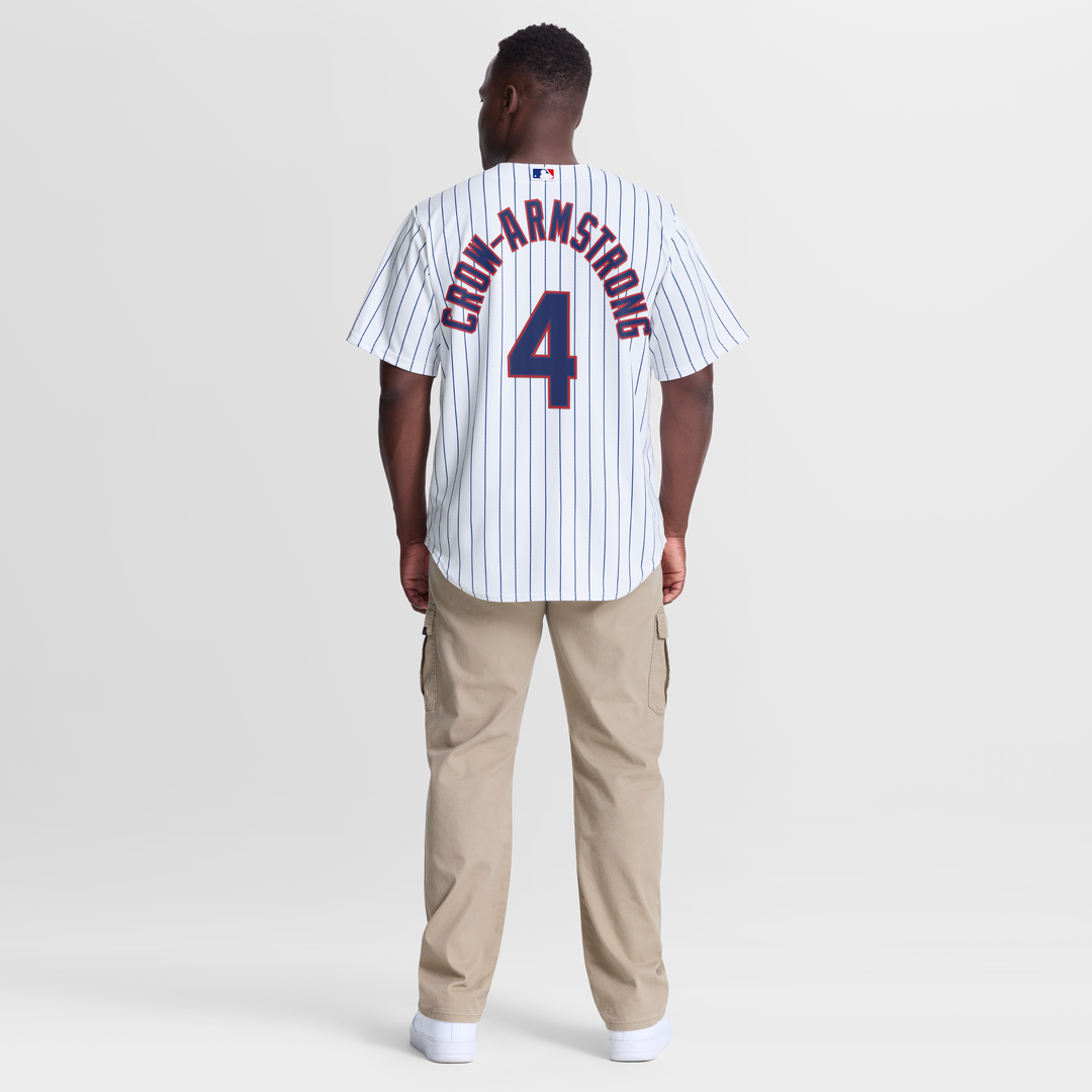 Men's Chicago Cubs Pete Crow-Armstrong Nike White Home Replica Jersey