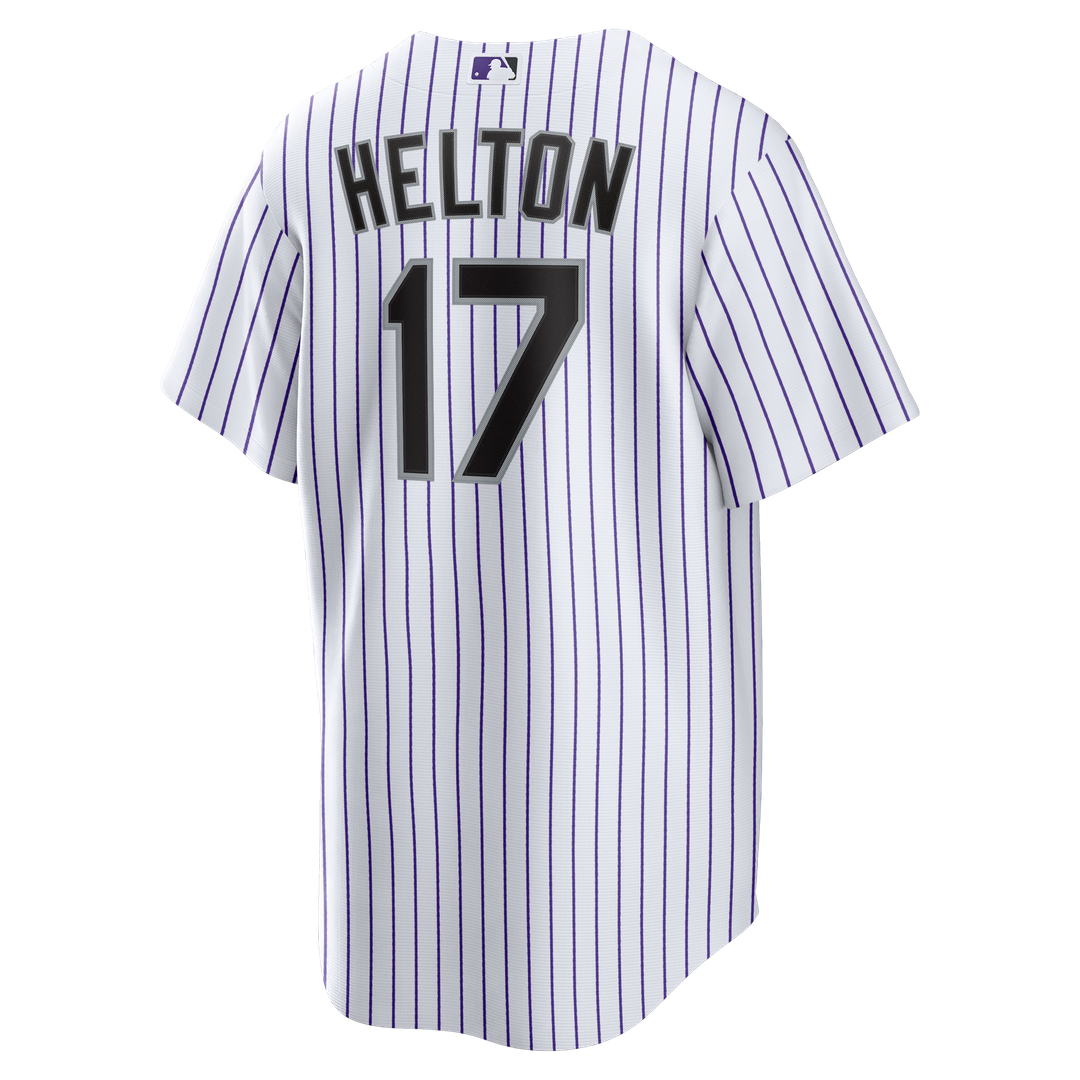 Men's Colorado Rockies Todd Helton Nike White Home Retired Player Replica Jersey