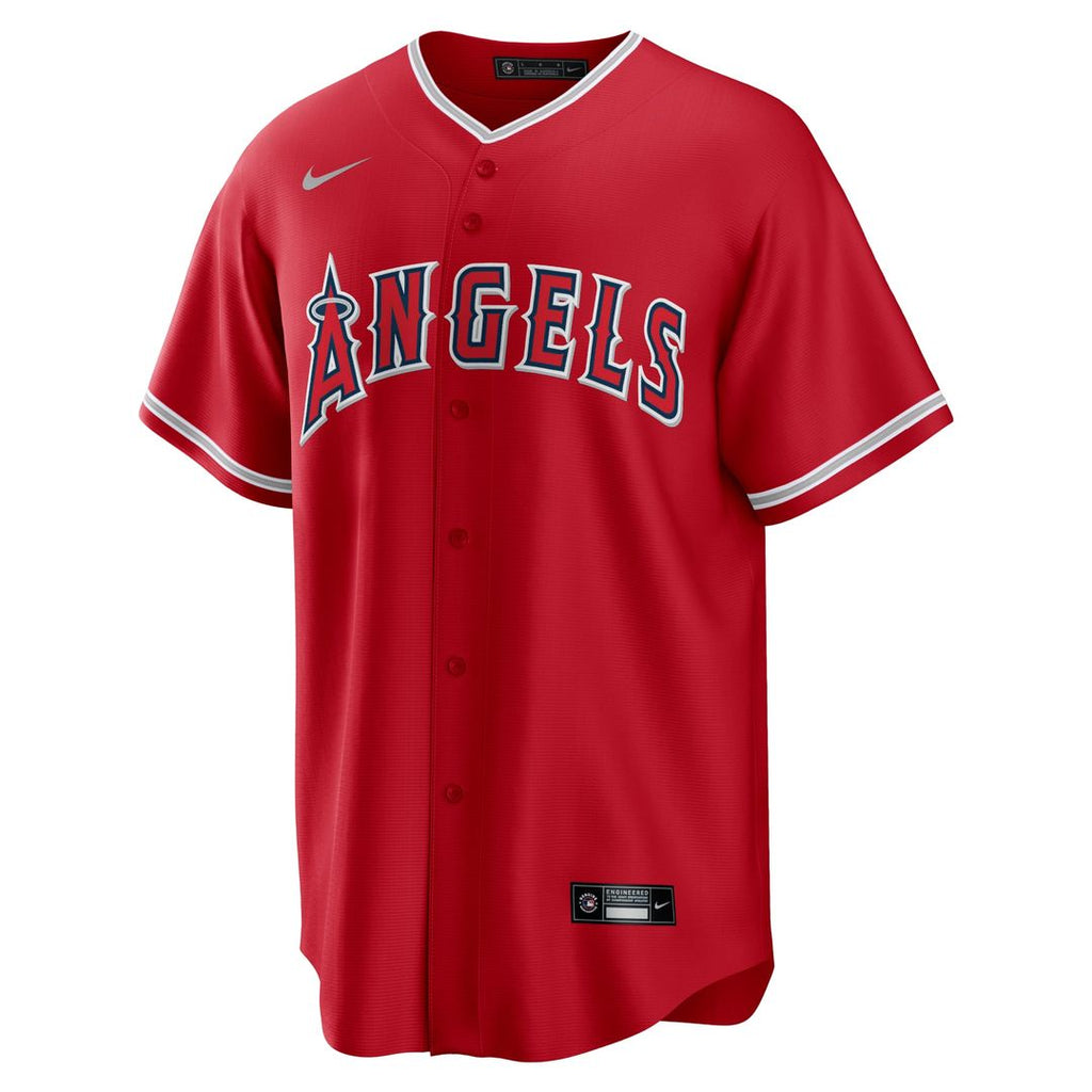 Men's Los Angeles Angels Nike Red Alternate Replica Team Jersey