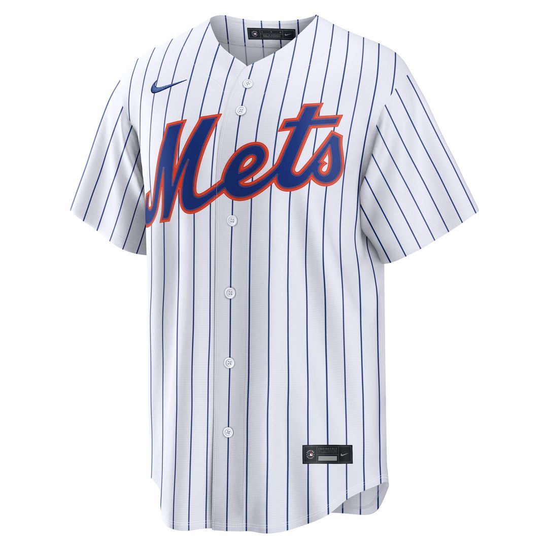 Men's New York Mets Dedniel Núñez Nike White Home Replica Jersey