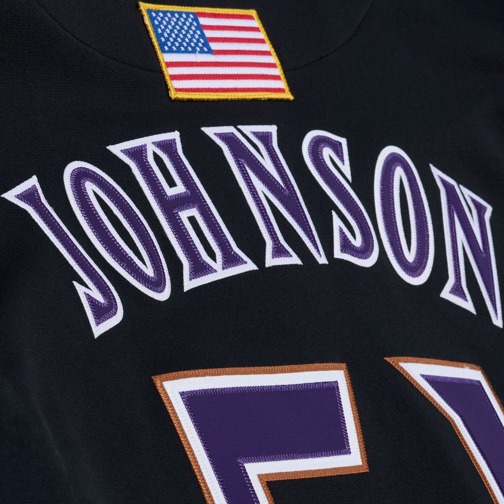Men's Arizona Diamondbacks Randy Johnson Mitchell & Ness Black 2001 Authentic Jersey