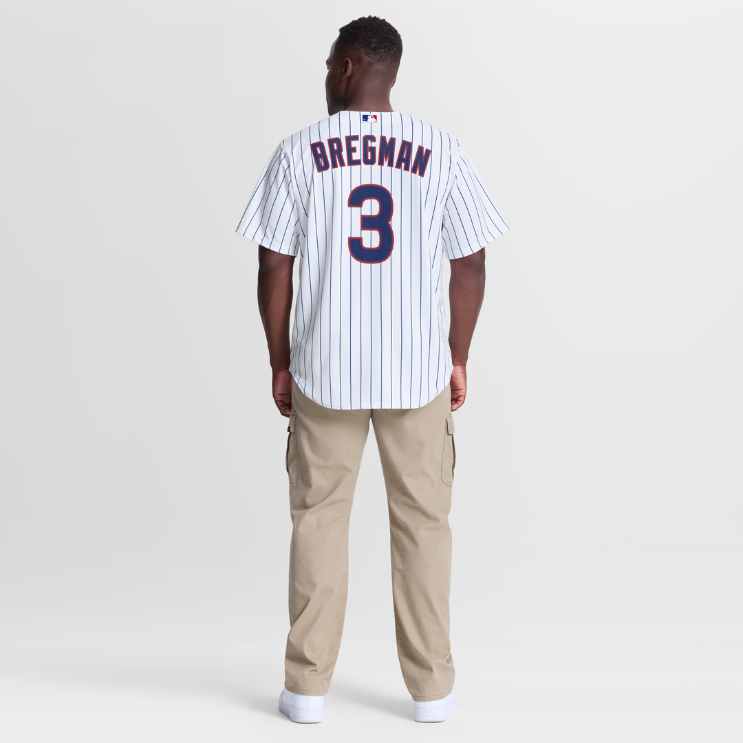 Men's Chicago Cubs Alex Bregman Nike White Home Replica Jersey